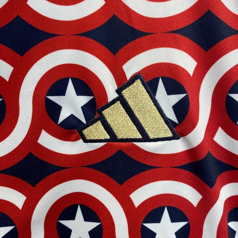 Adidas Marvel‎ Captain America Shirt Size M Slim Fit Red White & Blue mens NEW - Picture 16 of 16